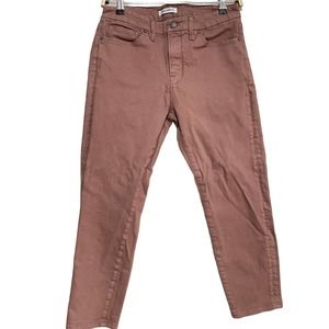 Good American jeans size 4/27 brown good girlfriend straight leg